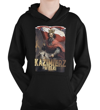 BLUZA DZIECIĘCA Z KAPTUREM Kazimierz Wielki